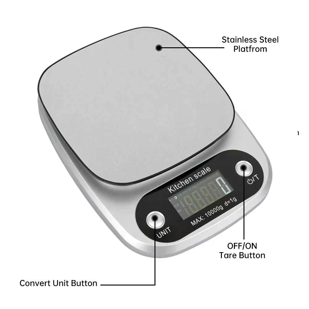 Kitchen Scale 10Kg Electronic Jewelry Food Baking Scale Measuring Tool Electronic Scale Kitchen Supply