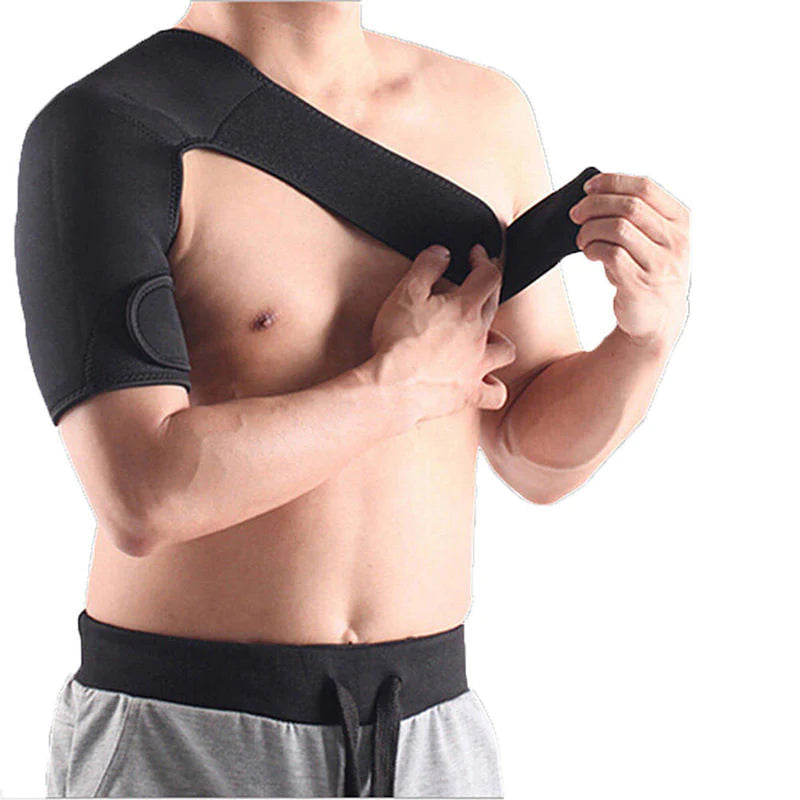 Shoulder Brace and Compression Sleeve for Torn Rotator Cuff