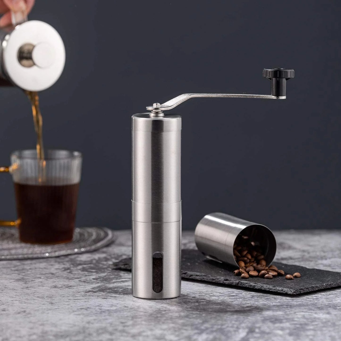 Stainless Steel Manual Coffee Grinder