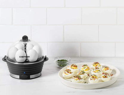 Rapid Egg Cooker for Hard Boiled, Poached, Scrambled Eggs, Omelets and more