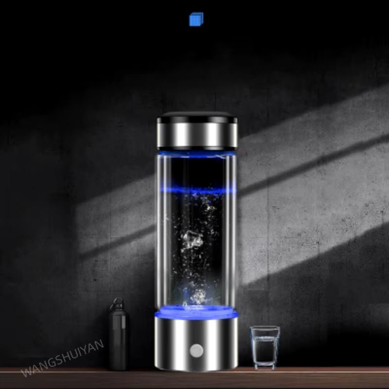 Hydrogen Water Bottle Filter Ionizer Generator Maker Energy Cup Healthy Anti-Aging Alkaline Bottle Electrolysis Drink Hydrogen