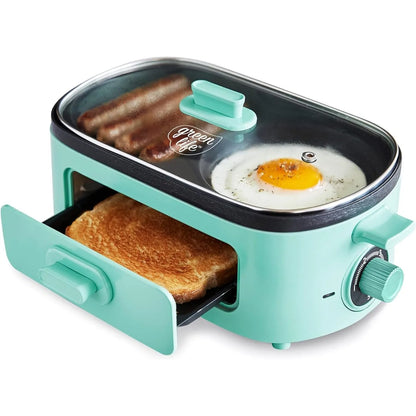 3-In-1 Non-stick, Ceramic Breakfast Maker