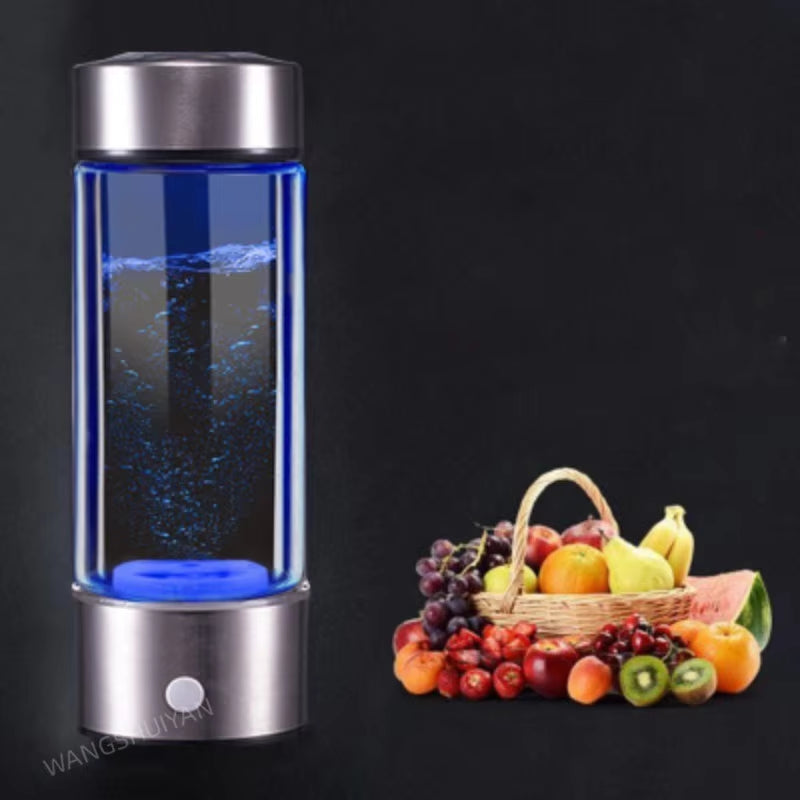 Hydrogen Water Bottle Filter Ionizer Generator Maker Energy Cup Healthy Anti-Aging Alkaline Bottle Electrolysis Drink Hydrogen