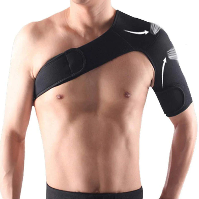 Shoulder Brace and Compression Sleeve for Torn Rotator Cuff