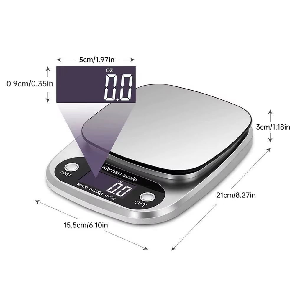 Kitchen Scale 10Kg Electronic Jewelry Food Baking Scale Measuring Tool Electronic Scale Kitchen Supply