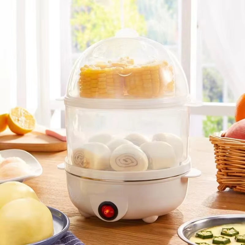 Multifunctional Electric Egg Boiler with Mini Steamer