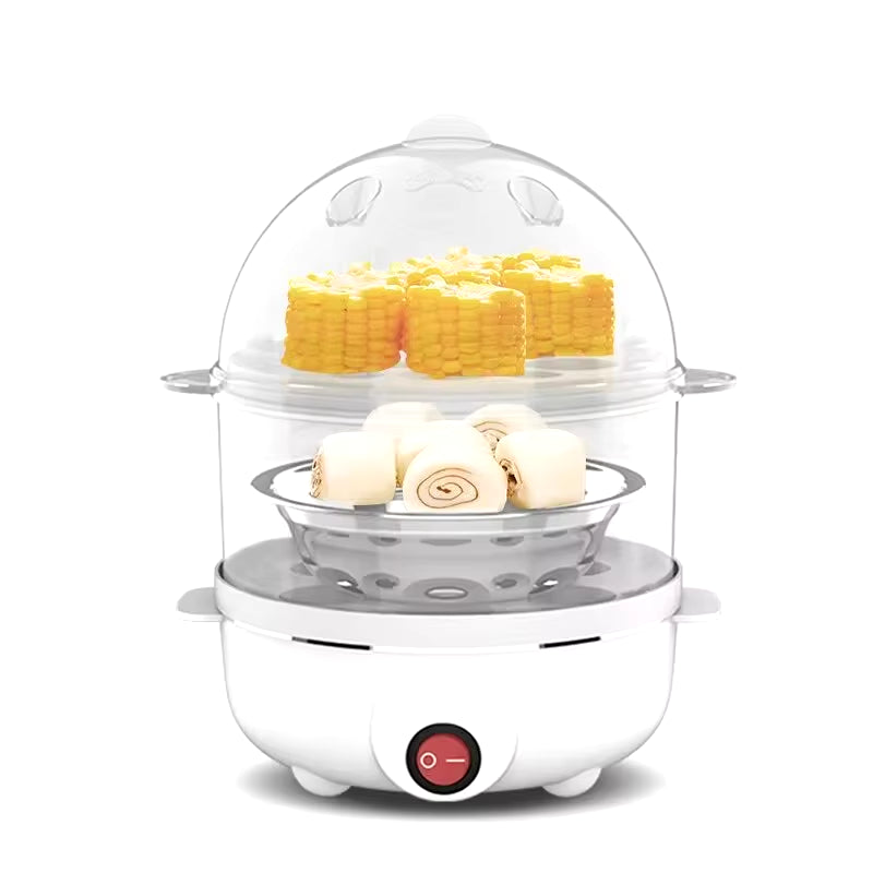 Multifunctional Electric Egg Boiler with Mini Steamer