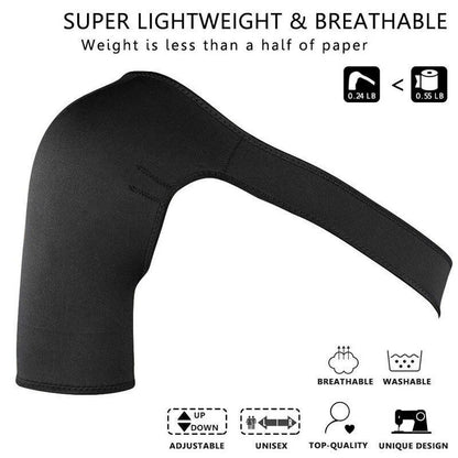 Shoulder Brace and Compression Sleeve for Torn Rotator Cuff