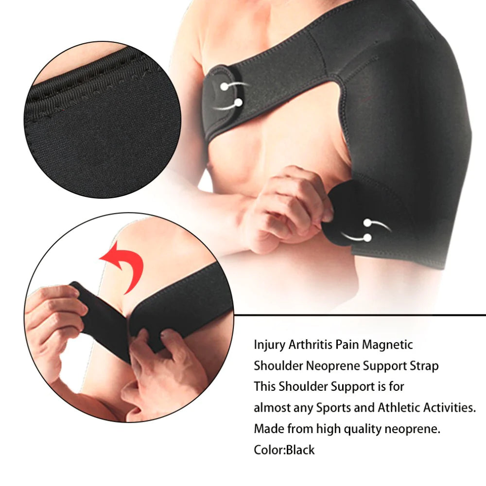 Shoulder Brace and Compression Sleeve for Torn Rotator Cuff