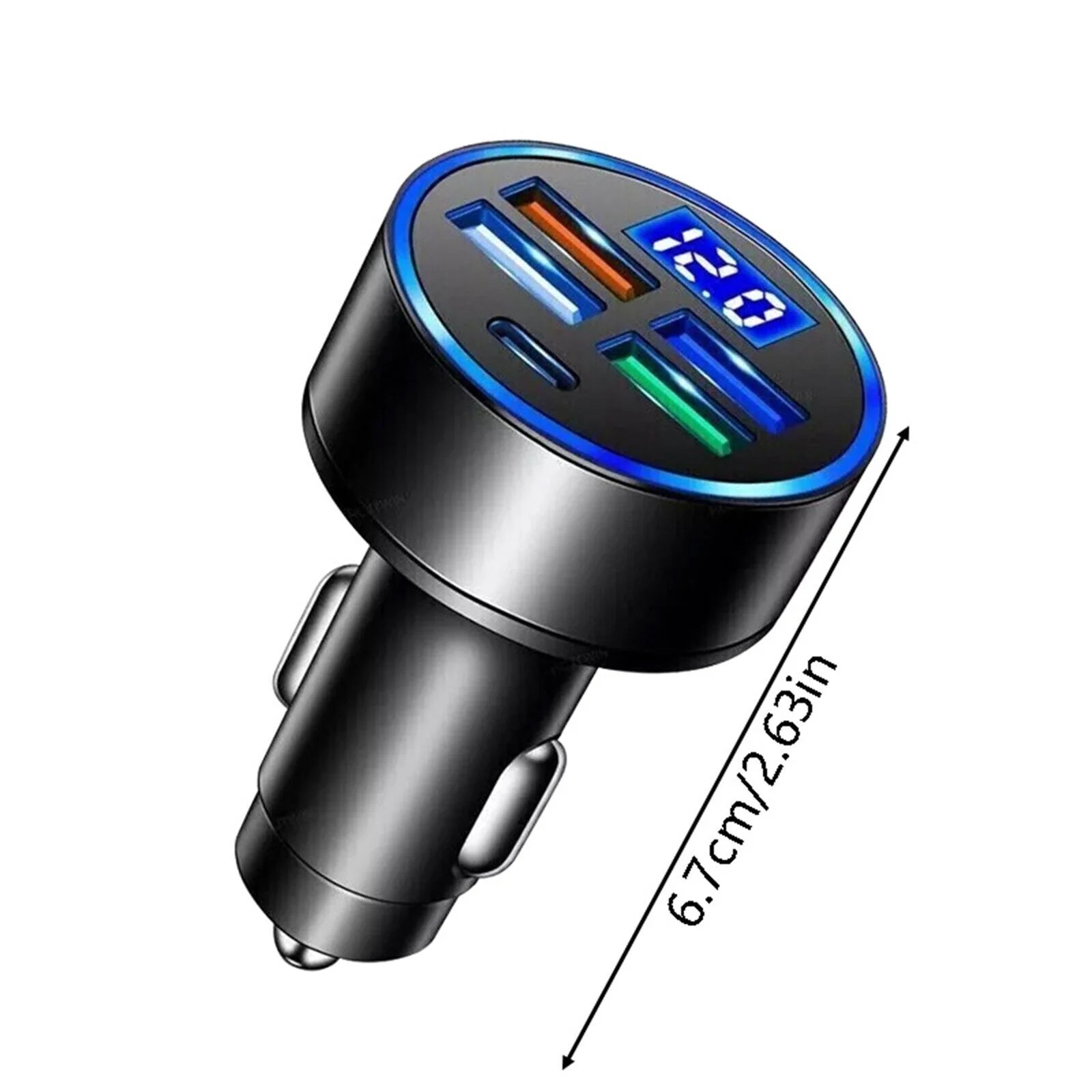 5 USB Port Super Fast Car Charger