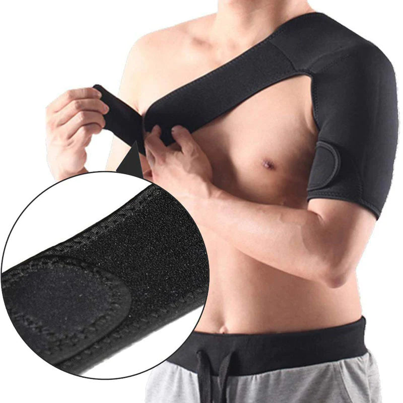 Shoulder Brace and Compression Sleeve for Torn Rotator Cuff